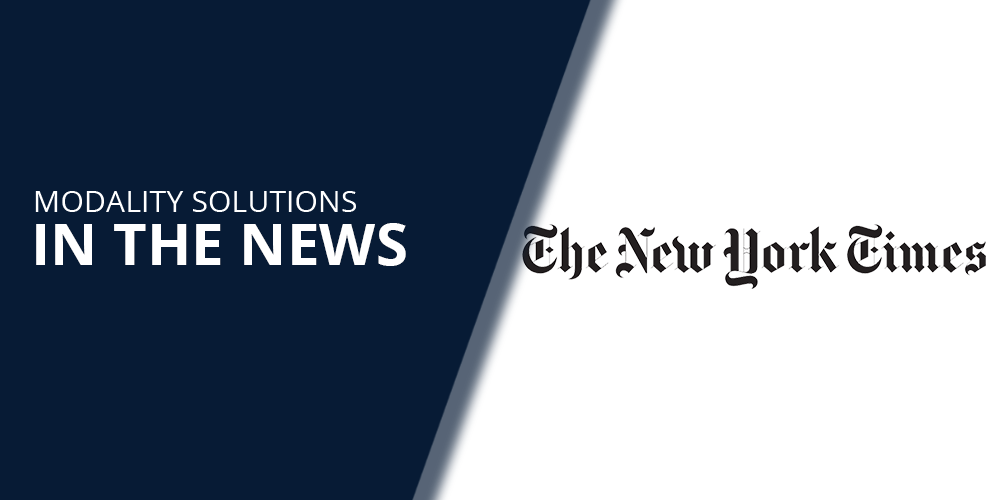Modality Solutions In the News: The New York Times