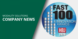 Modality Solutions Makes 2020 Houston Business Journal Fast 100 List Second Consecutive Year