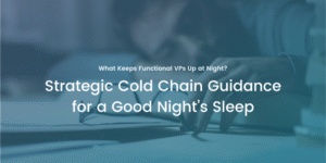 What Keeps Functional VPs Up at Night? Strategic Cold Chain Guidance for a Good Night’s Sleep